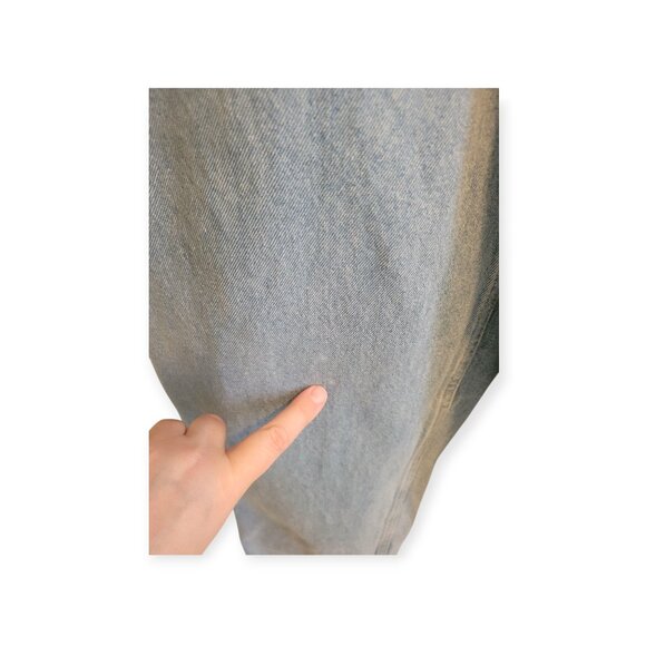 KOTN Antifit Barrel Leg Jeans Light Wash Denim Size 10 Relaxed Fit Made in Egypt - Picture 13 of 14